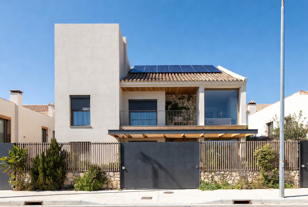 Edificio terminado de bioconstrucción